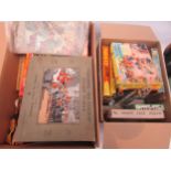 A collection of vintage jigsaw puzzles including Enid Blyton Noddy Puzzle etc