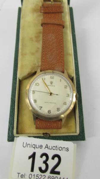 A 9ct gold gent's Rolex wrist watch, marked ALD421309, 13874 Dennison, Made in England for Rolex. - Image 2 of 22