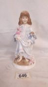 A Royal Worcester limited edition figurine, Lullaby, 3788/9500.