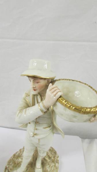 A pair of 19th century Royal Worcester figurines. - Image 8 of 9
