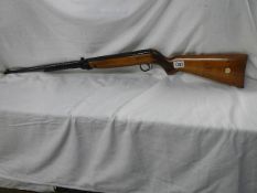 Webley Mk3 0.22 cal, U/L walnut stock, serial 32874. COLLECT ONLY