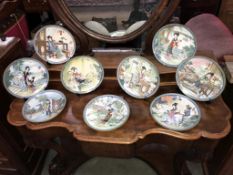 9 Japanese Imperial Jingdezhen porcelain collectors plates