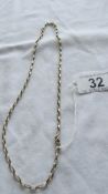 A 9ct gold neck chain, 7.2 grams.