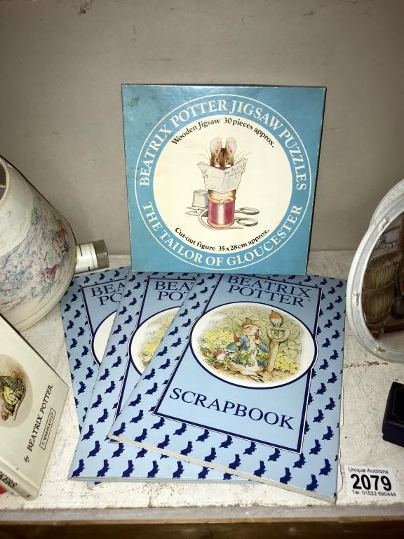 A quantity of Beatrix Potter books ornaments & lampshade etc. - Image 4 of 6