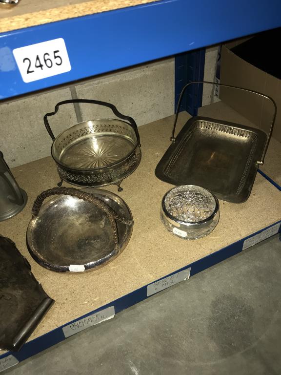 2 shelves of Silver plate items - Image 6 of 6