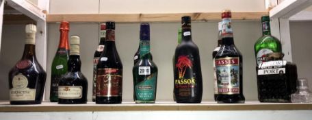 A quantity of alcohol including Martini & Taylors special ruby port etc. Collect only.