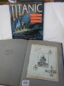 Fred Toms (b.1882) Titanic survivor. A collection of pen and ink drawings by Fred who worked as a