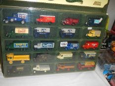 A rare Lledo shop display model with Lledo and yesteryear models.