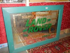 A large Rover advertising mirror. Collect only.