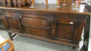 A good quality oak sideboard. Collect only.