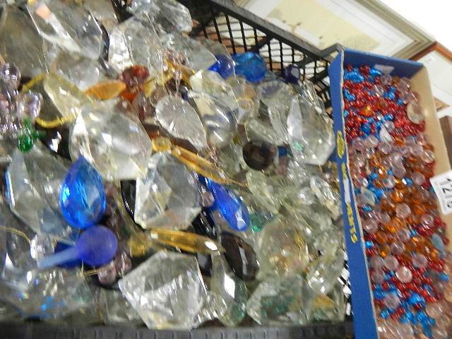 A large quantity of glass chandelier droppers. - Image 2 of 2