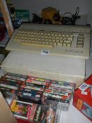 A Commodore 64 and approximately 20 games.