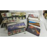 27 Royal Mail presentation packs including Harry Potter, Sherlock Holmes etc., and 28 postage