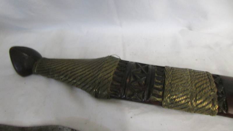 A rare dagger probably from the Shona tribe in Zimbabwe, correct name Shona Batakwa. Not a - Image 6 of 7