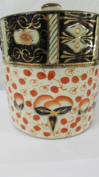 A Mason's Ironstone style biscuit barrel (missing handle). - Image 2 of 4