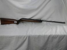 BSA Cadet Major 0.177 cal. B/B, walnut stock, serial C28773, rear sight missing. COLLECT ONLY