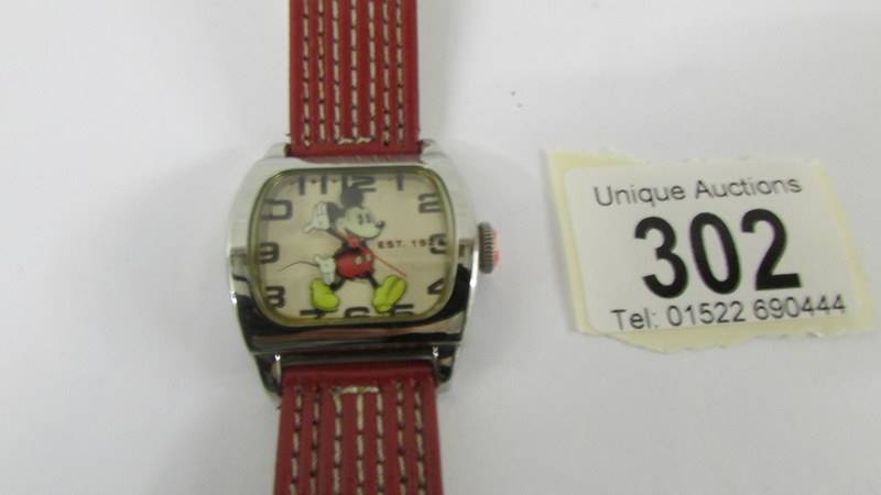 A vintage Mickey Mouse wrist watch. - Image 2 of 4