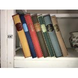 A quantity of folio books by Thomas Hardy