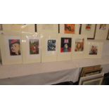 Collection of 6 pop art prints circa 1990s artist's include Andy Warhol x 2, Peter Blake, James