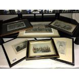 A collection of antique prints. Collect only.