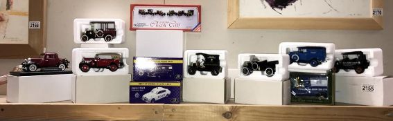A quantity of authentic limited edition die cast model cars in the Natural Museum Mini