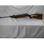 Weihrauch HW80 0.22 cal. B/B walnut stock, serial 1065607. COLLECT ONLY