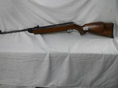 Weihrauch HW80 0.22 cal. B/B walnut stock, serial 1065607. COLLECT ONLY