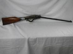 German manufacture O.177 cal. B/b walnut stock, GEM. 35". COLLECT ONLY