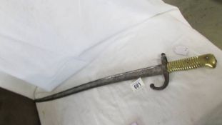 An old bayonet.