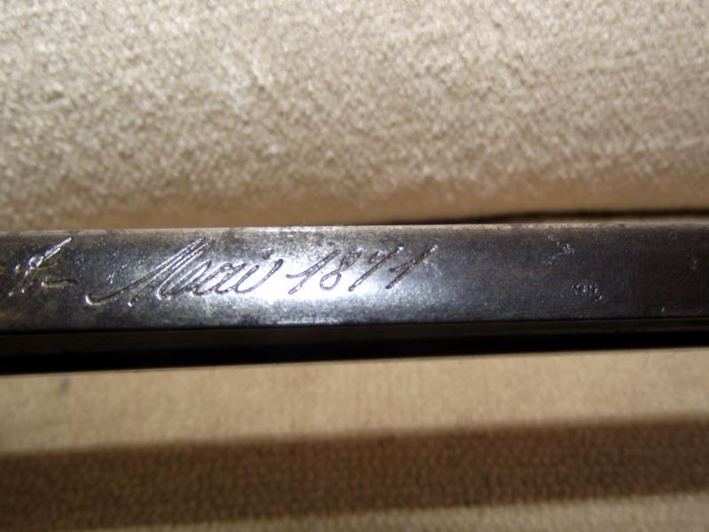 An old bayonet in sheath. - Image 4 of 10