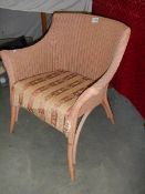 A child's Lloyd Loom chair. Collect only.
