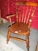 A child's Windsor chair. Collect only.