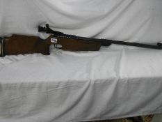 Original model 66 0.177 cal. B/B walnut stock, 18" bull barrel, ADG front/rear sights, serial
