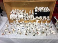 A large quantity of crested ware. Collect only.
