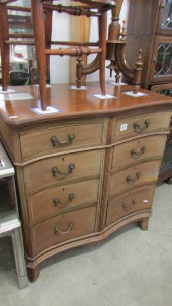 A good quality 8 drawer mahogany chest.