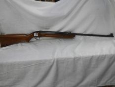 A BSA Airsporter Mk1, 0.177 cal, U/L, walnut stock. COLLECT ONLY