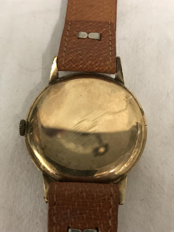 A 9ct gold gent's Rolex wrist watch, marked ALD421309, 13874 Dennison, Made in England for Rolex. - Image 10 of 22