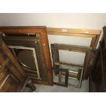 A selection of antique and vintage picture frames. Various sizes, largest 58cm x 78cm Approximately