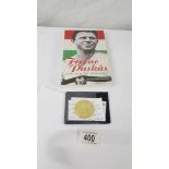 A commemorative medal to commemorate the 40th anniversary of Hungary V England 63 in Nov. 1953,