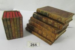 A quantity of antique religious and poetry books.