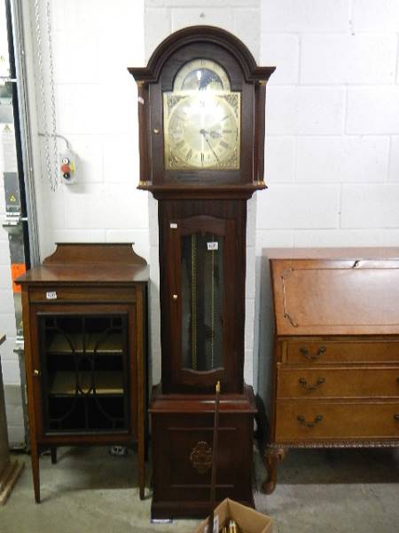 A Brass dial three weight long case clock. - Image 2 of 4