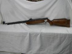 Hammerli 0.177 cal., side lever, beech stock, serial 17869. COLLECT ONLY