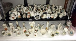 A good large quantity of crested china. Collect only.