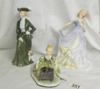 Three Rennaisance figurine - Polly Tender Years, Samantha and Rebecca.