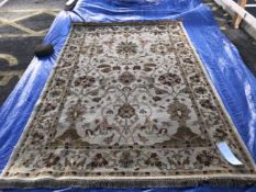 A beige rug (Indo Kashan) (200cm x 300cm)