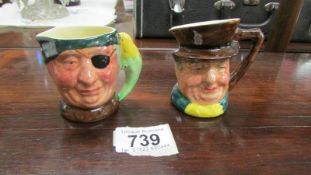 Two Lancaster & Sandiland Ltd., small character jugs.