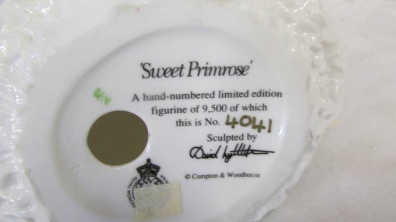 A Royal Worcester figurine 'Sweet Primrose' 4041/9500. - Image 2 of 2