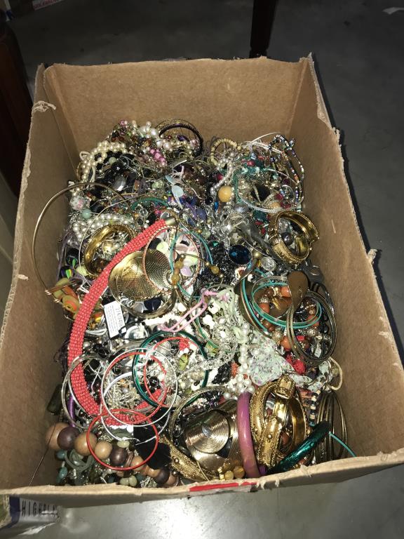 2 large boxes of costume jewellery. COLLECT ONLY - Image 3 of 3