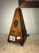An antique French Maeizel metronome (wound to limit)