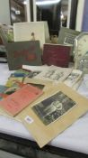 A mixed lot of ephemera including Ocean Liners etc.,